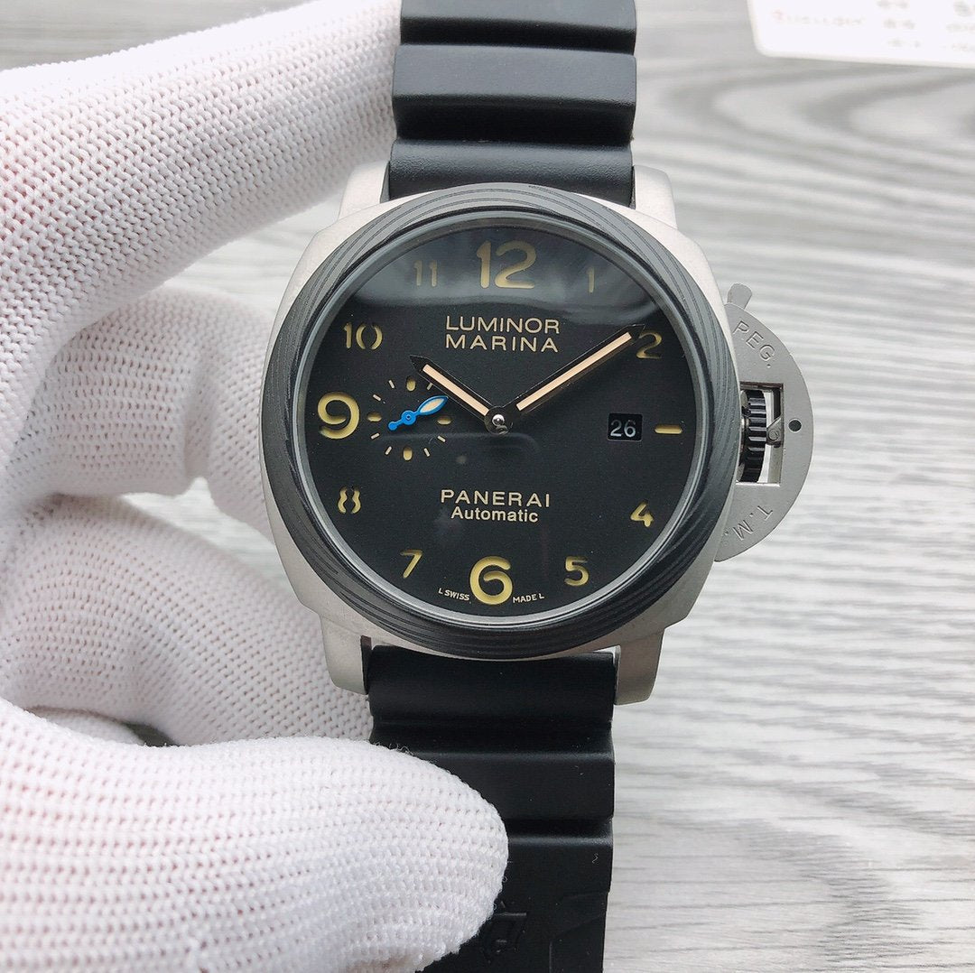 LUMINOR MARINA 1950 44MM CARBON BEZEL STAINLESS STEEL