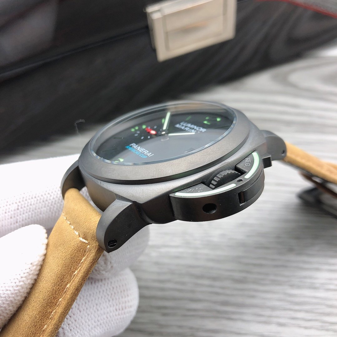 LUMINOR MARINA 1950 3DAYS AMERICA CUP 44MM BLACK DIAL