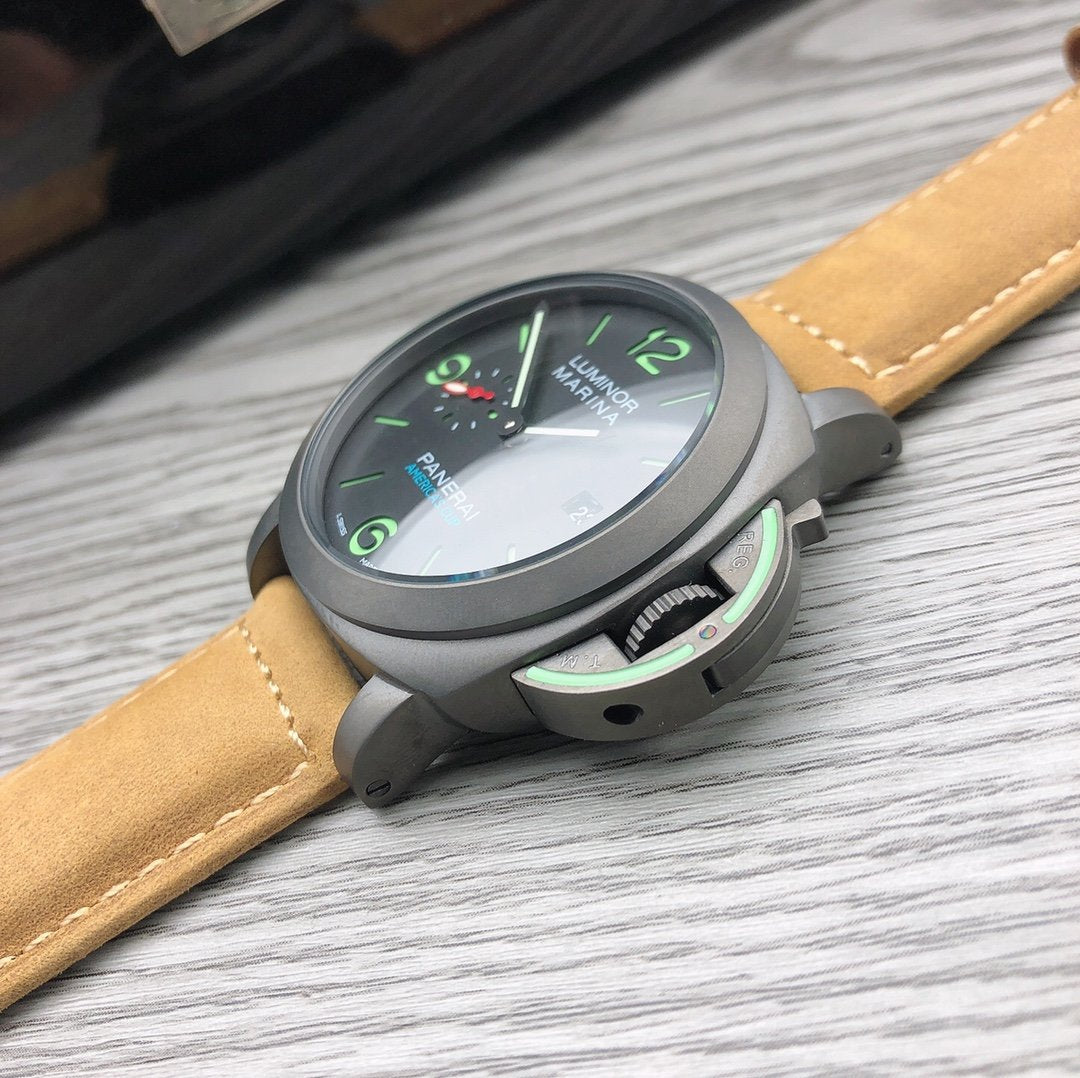 LUMINOR MARINA 1950 3DAYS AMERICA CUP 44MM BLACK DIAL