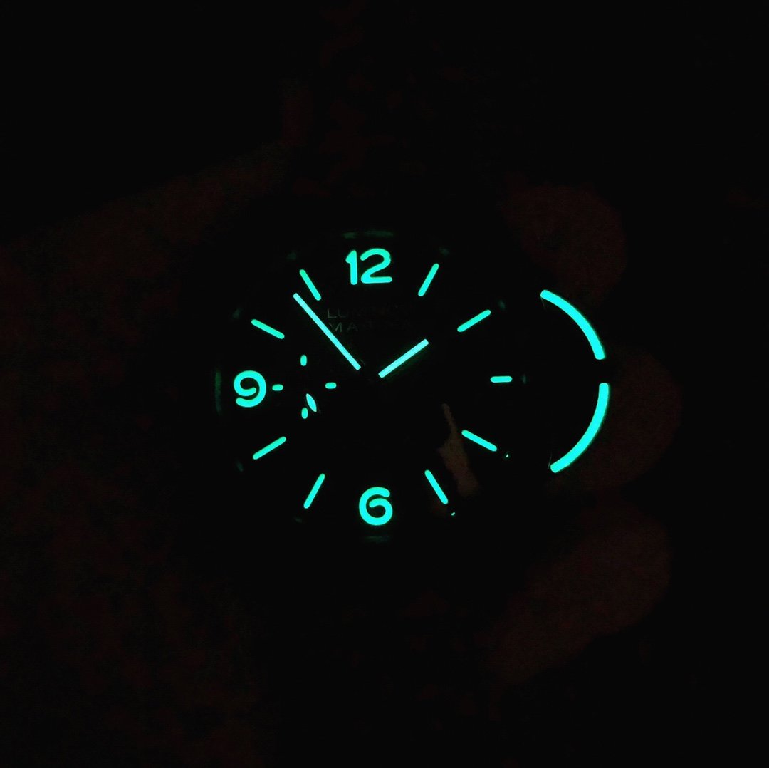 LUMINOR MARINA 1950 3DAYS AMERICA CUP 44MM BLACK DIAL