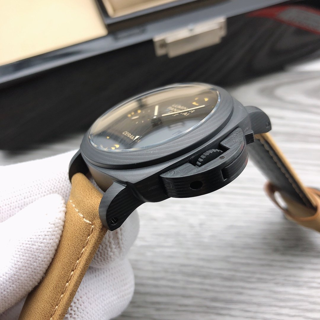 LUMINOR MARINA 1950 GMT CERAMIC 44MM BLACK DIAL