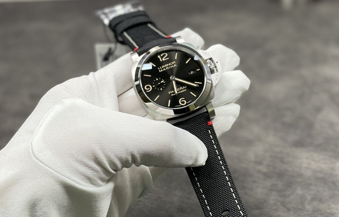 LUMINOR MARINA 1950 3DAYS 44MM STAINLESS STEEL BLACK DIAL