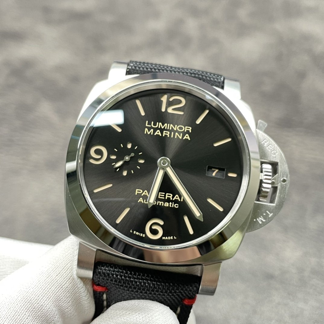 LUMINOR MARINA 1950 3DAYS 44MM STAINLESS STEEL BLACK DIAL