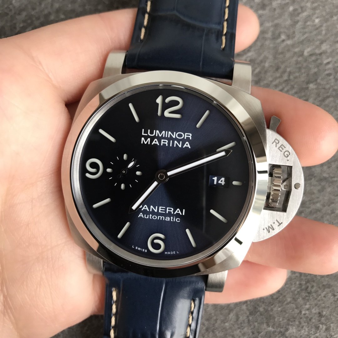 LUMINOR MARINA 1950 3DAYS STAINLESS STEEL 44MM BLUE DIAL