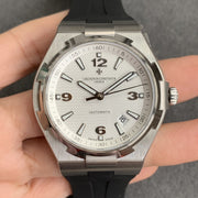 VACHERON OVERSEA 42 STEEL CASE WHITE DIAL