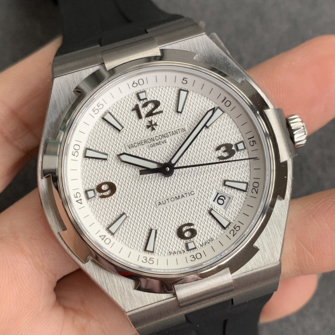 VACHERON OVERSEA 42 STEEL CASE WHITE DIAL