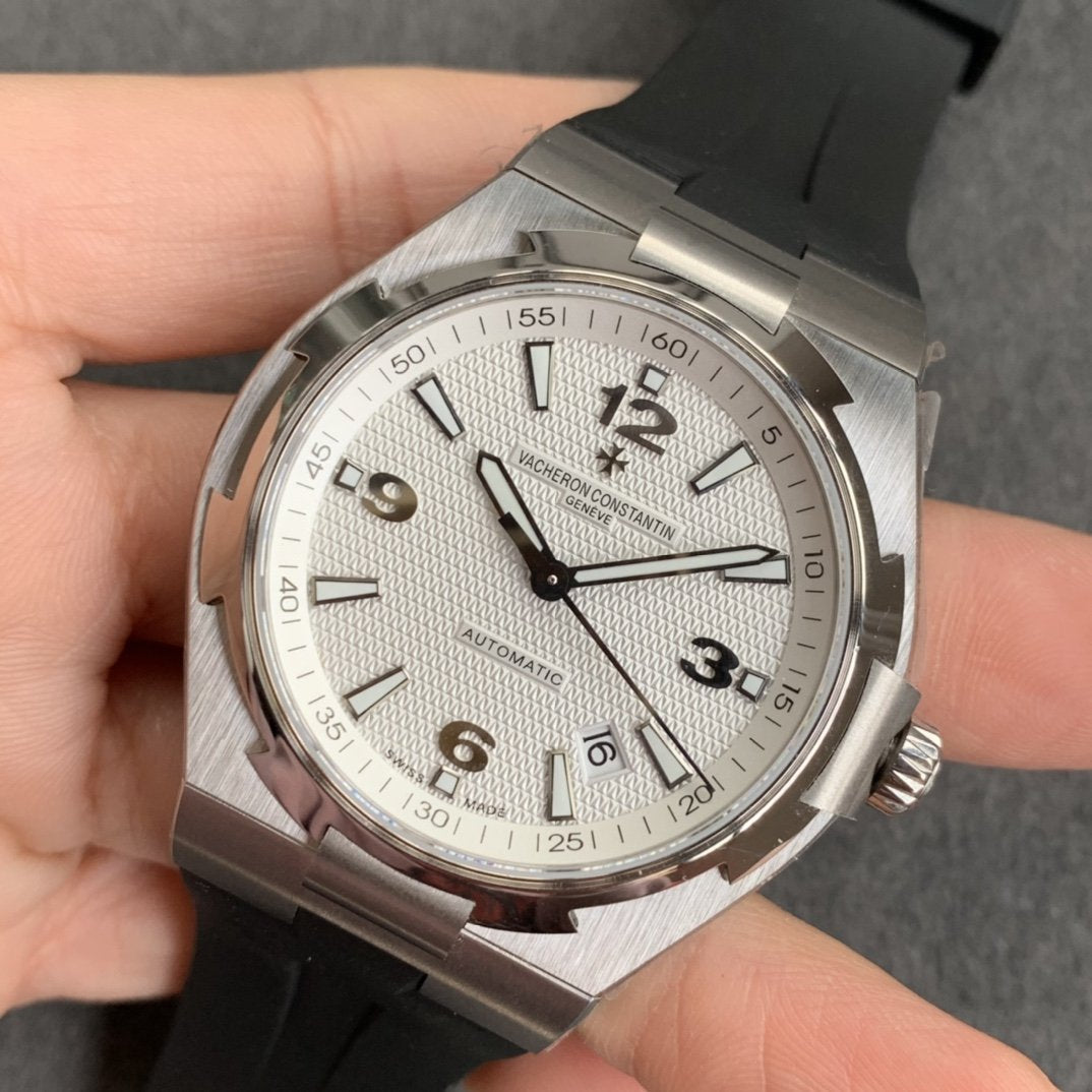 VACHERON OVERSEA 42 STEEL CASE WHITE DIAL