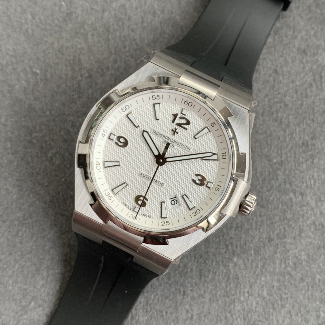 VACHERON OVERSEA 42 STEEL CASE WHITE DIAL