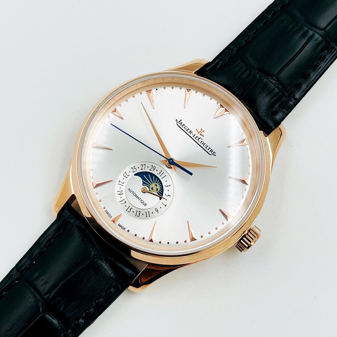 JAEGER MASTER ULTRA THIN MOONPHASE GOLD CASE