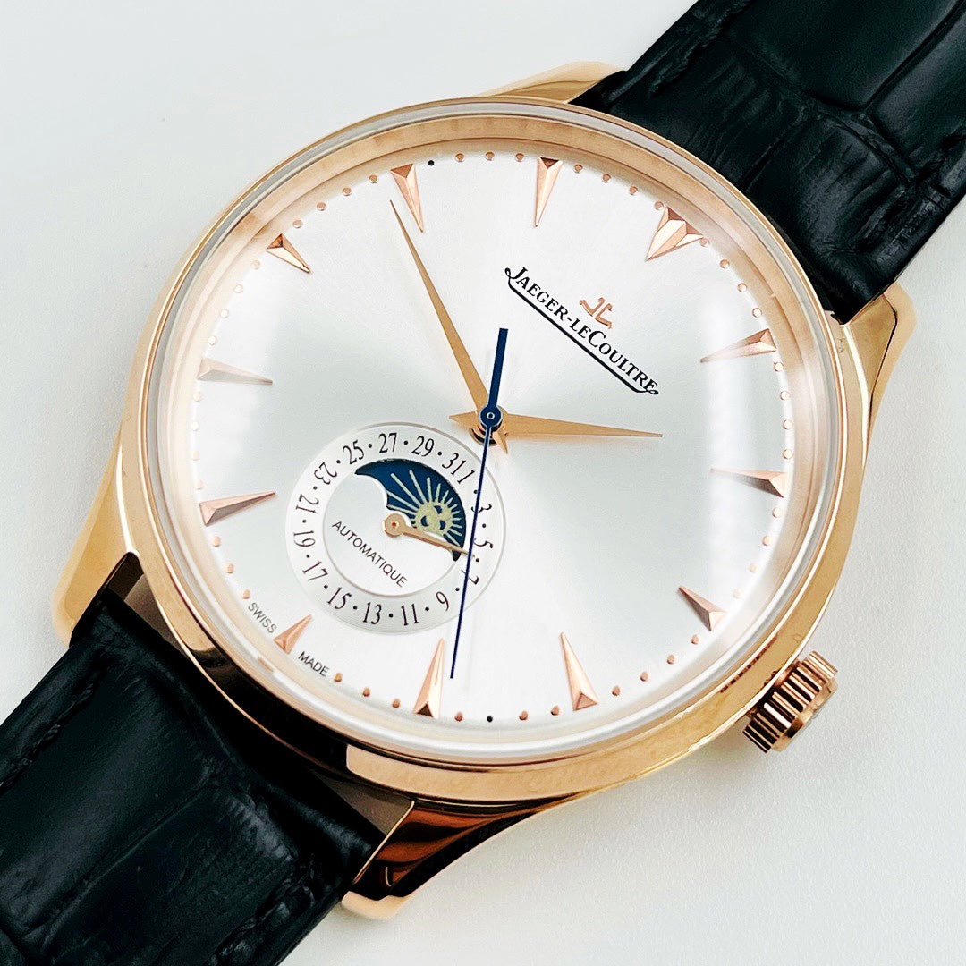 JAEGER MASTER ULTRA THIN MOONPHASE GOLD CASE