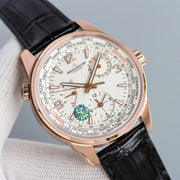 JAEGER POLARIS GEOGRAPHIC ROSE GOLD CASE