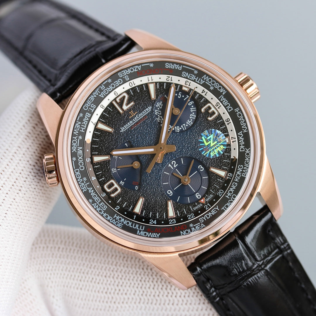 JAEGER POLARIS GEOGRAPHIC ROSE GOLD CASE