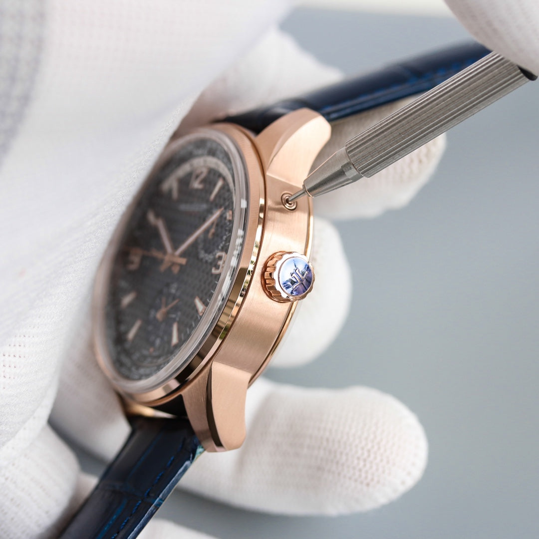 JAEGER POLARIS GEOGRAPHIC ROSE GOLD CASE