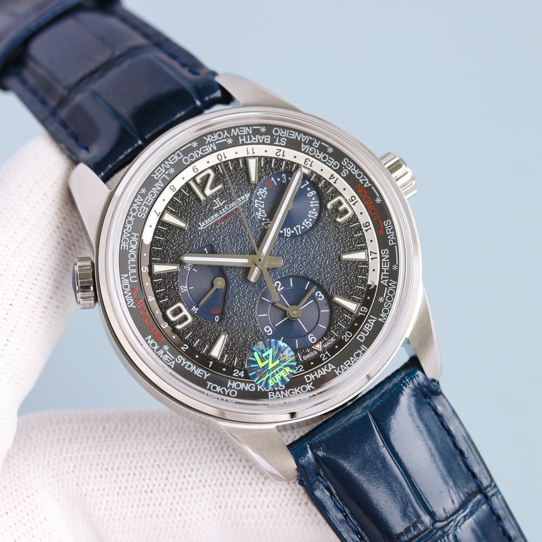JAEGER POLARIS GEOGRAPHIC STEEL CASE