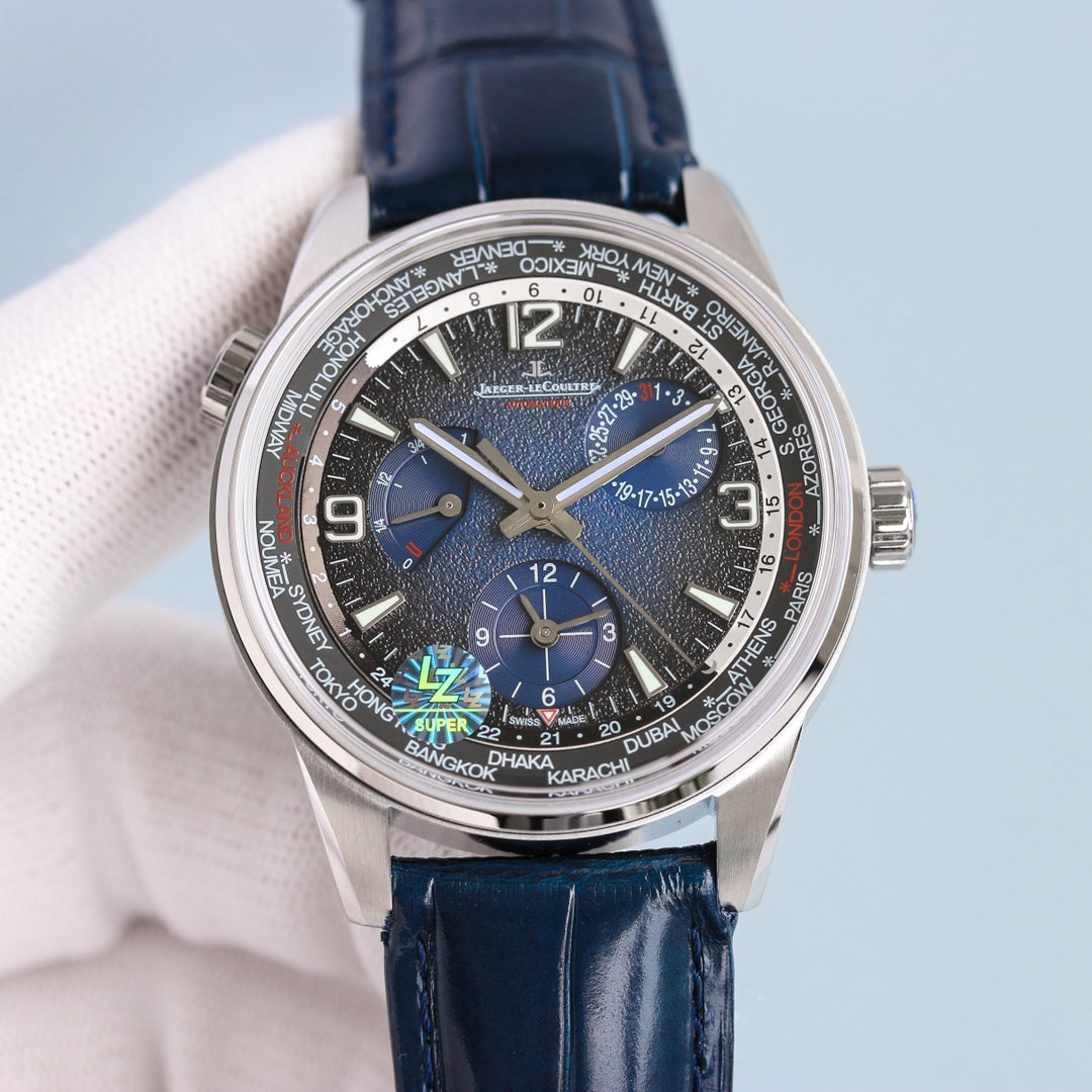 JAEGER POLARIS GEOGRAPHIC STEEL CASE