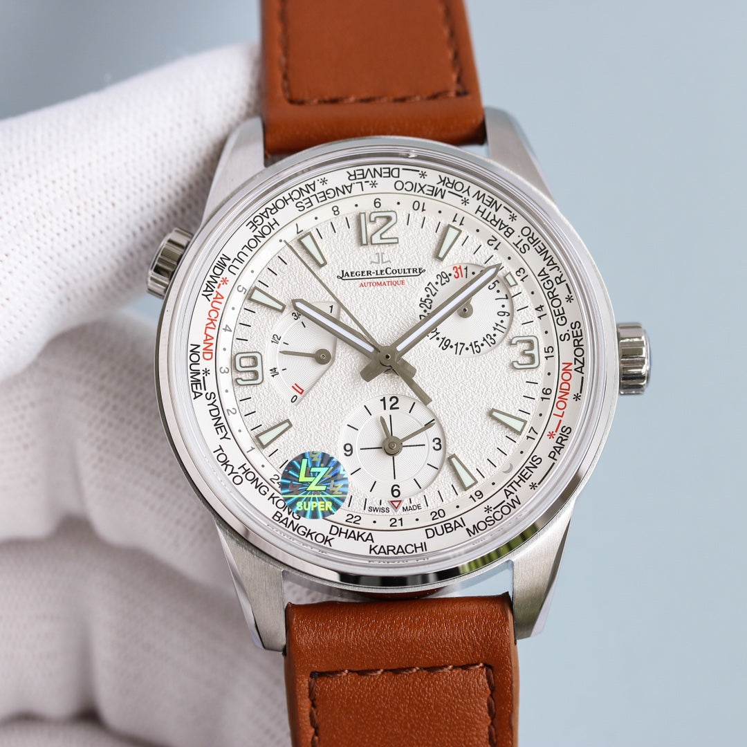 JAEGER POLARIS GEOGRAPHIC STEEL CASE