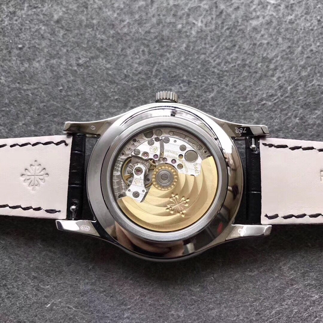 PATEK ANNUAL CALENDAR STEEL CASE BLACK DIAL
