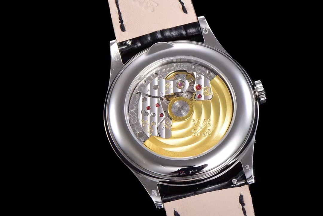 PATEK CALATRAVA MOONPHASE ANNUAL CALENDAR STEEL WHITE DIAL
