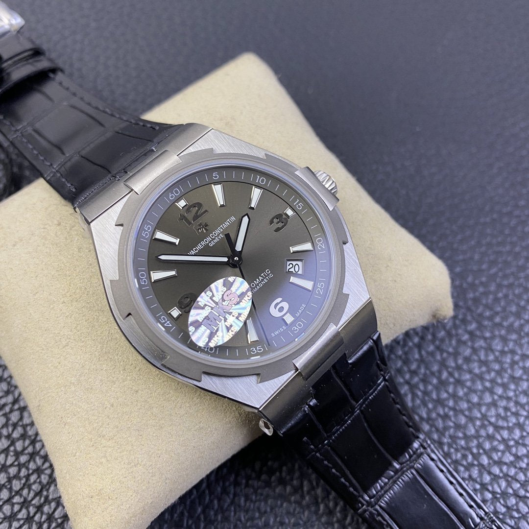 VACHERON OVERSEA 42 STEEL CASE GREY DIAL