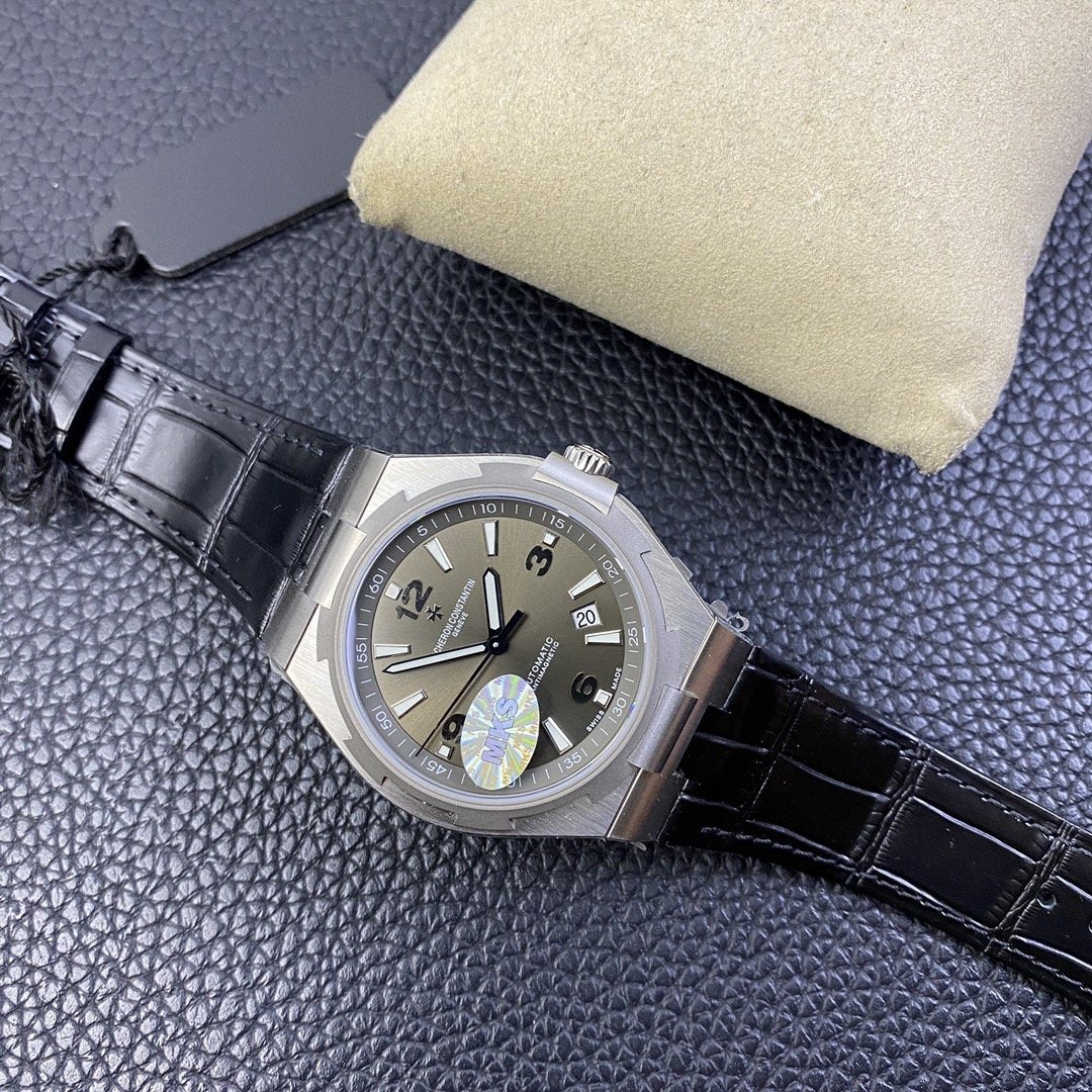 VACHERON OVERSEA 42 STEEL CASE GREY DIAL