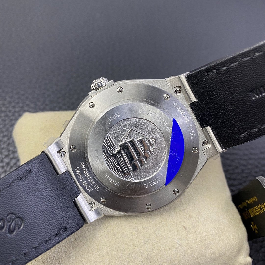 VACHERON OVERSEA 42 STEEL CASE GREY DIAL