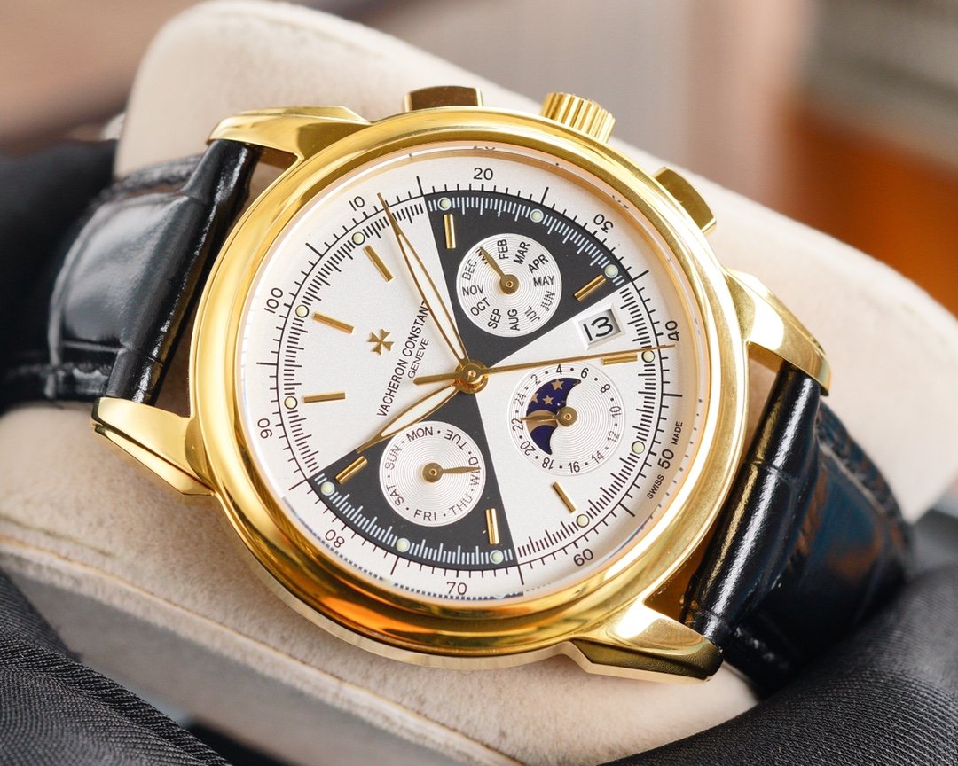 VACHERON ANNUAL CALENDAR LEATHER STRAP