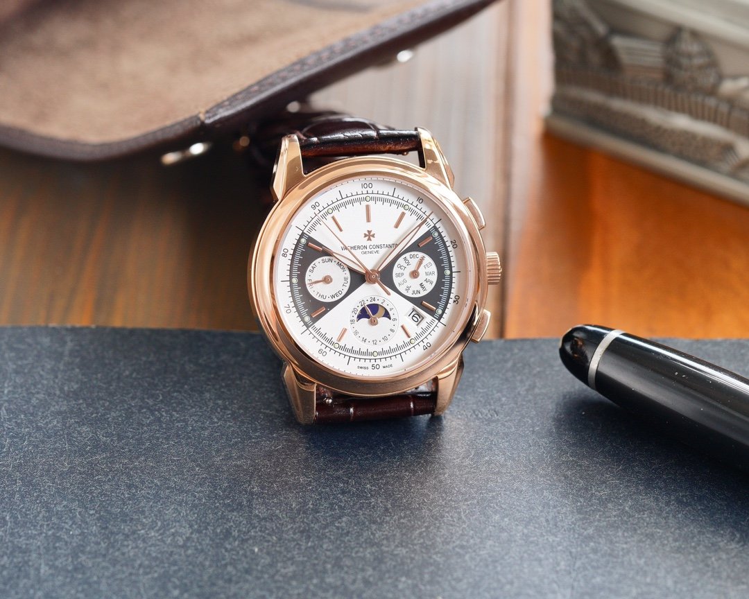 VACHERON ANNUAL CALENDAR LEATHER STRAP