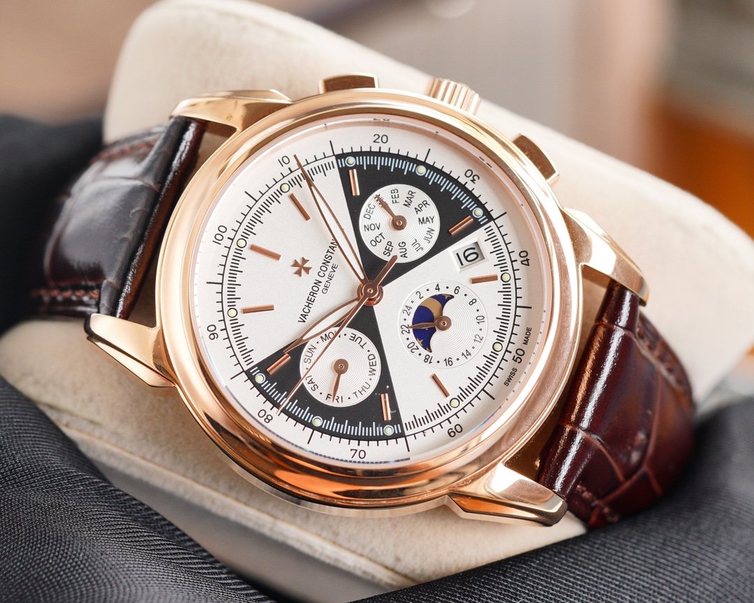 VACHERON ANNUAL CALENDAR LEATHER STRAP