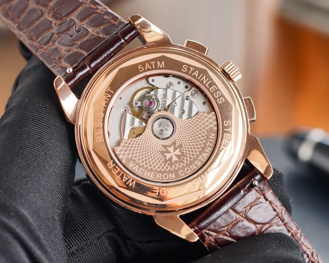 VACHERON ANNUAL CALENDAR LEATHER STRAP