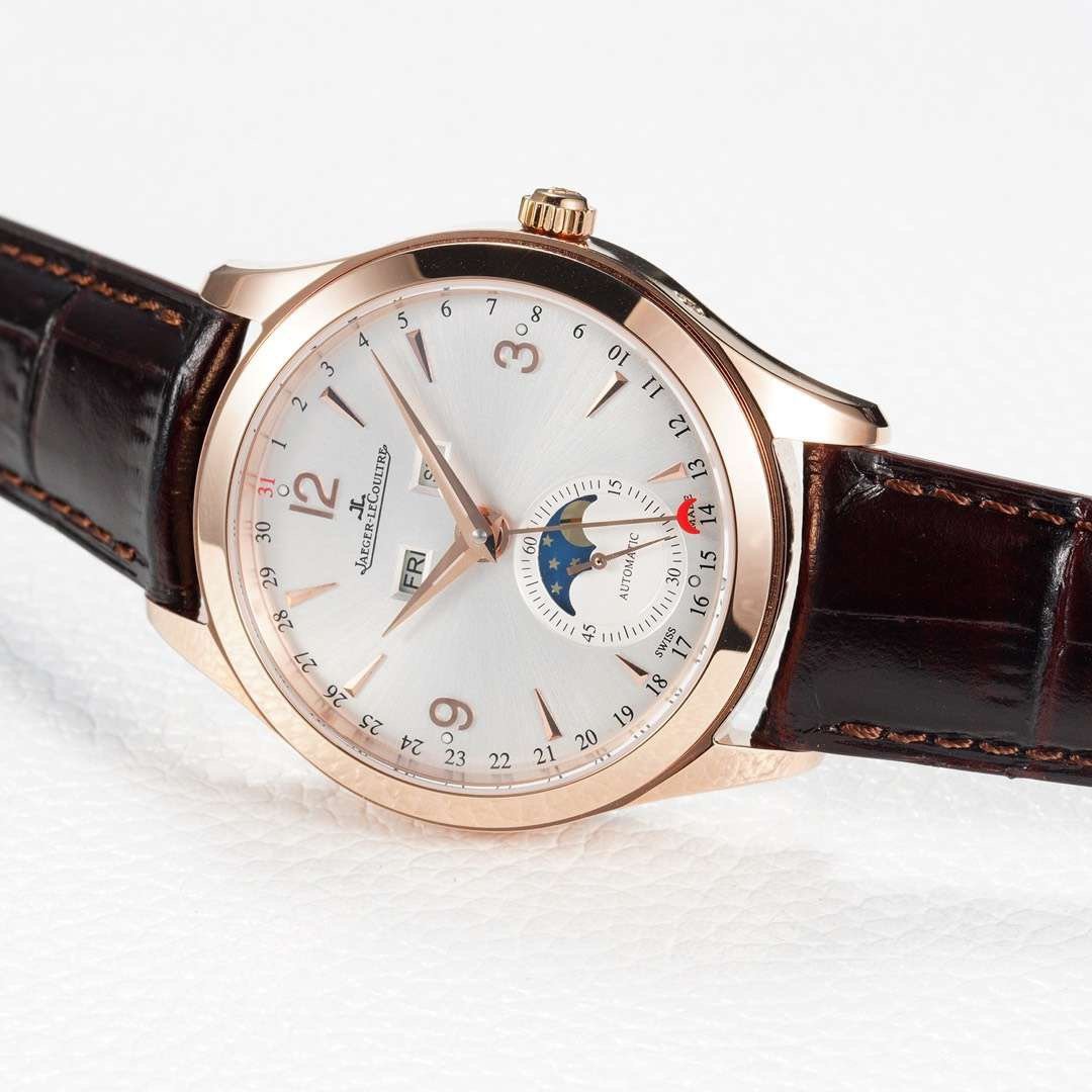 JAEGER TRIPLE DATE ROSE GOLD CAE