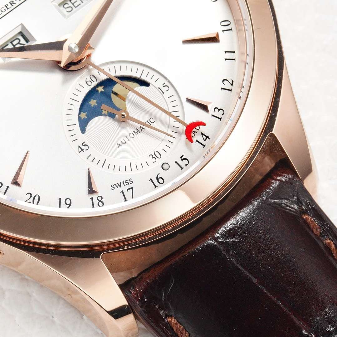 JAEGER TRIPLE DATE ROSE GOLD CAE
