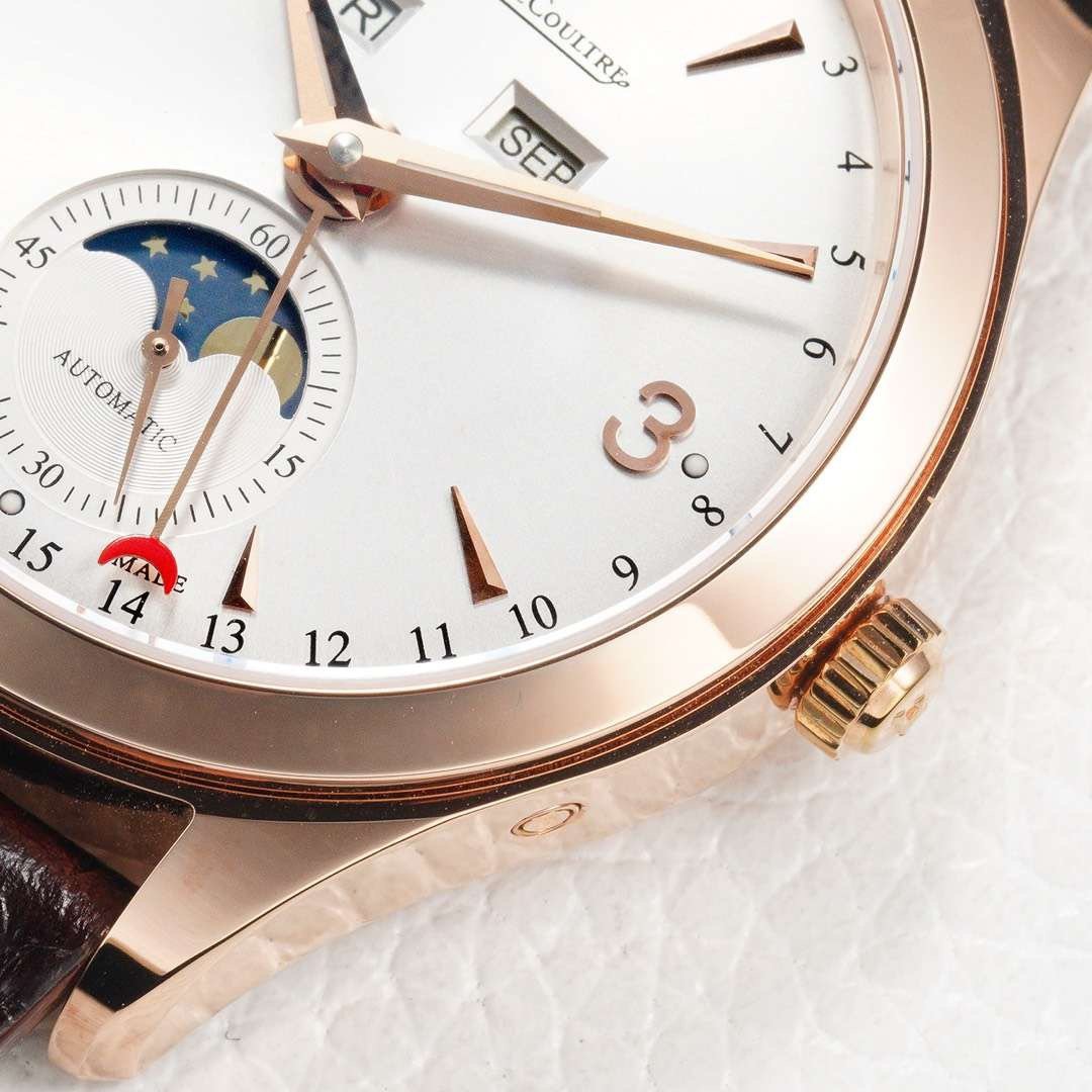 JAEGER TRIPLE DATE ROSE GOLD CAE