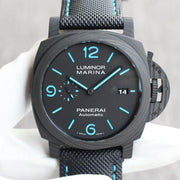 LUMINOR MARINA 1950 CARBON CASE 44MM BLACK DIAL