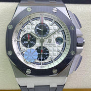 BLACK ROYAL OAK OFFSHORE CHRONOGRAPH BLACK CERAMIC WHITE DIAL