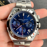 OVERSEA CHRONOGRAPH STAINLESS STEEL BLUE DIAL