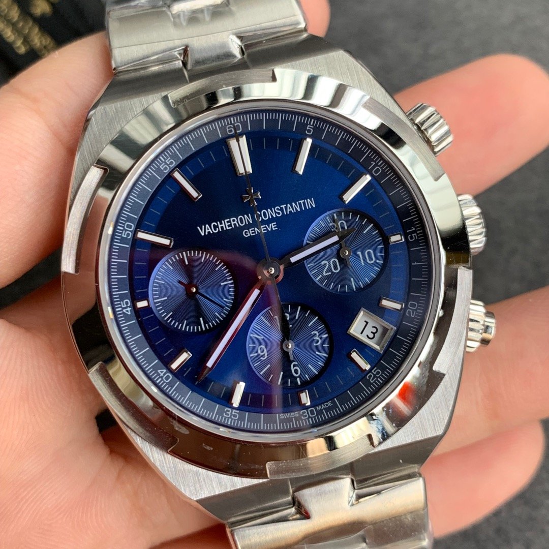OVERSEA CHRONOGRAPH STAINLESS STEEL BLUE DIAL