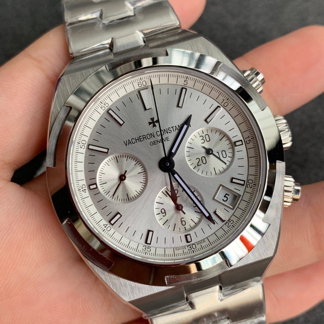 OVERSEA CHRONOGRAPH STAINLESS STEEL GREY DIAL