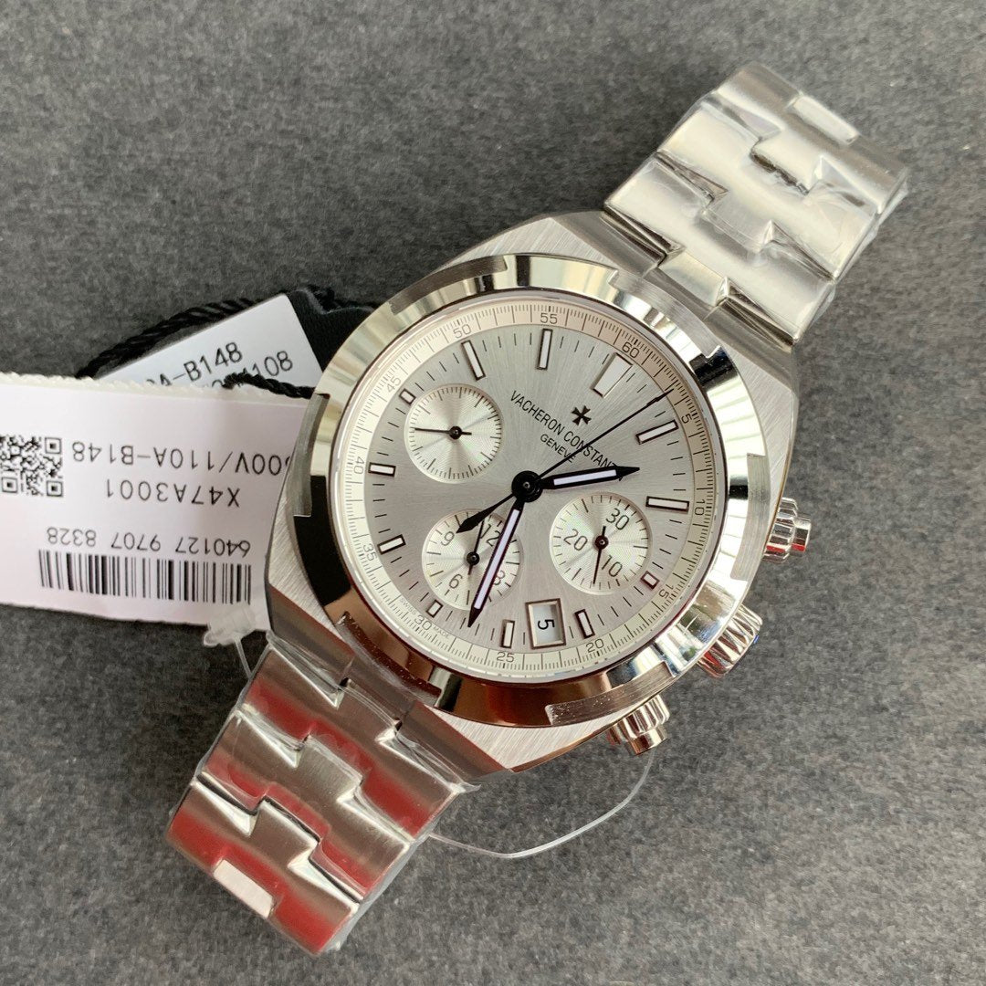OVERSEA CHRONOGRAPH STAINLESS STEEL GREY DIAL
