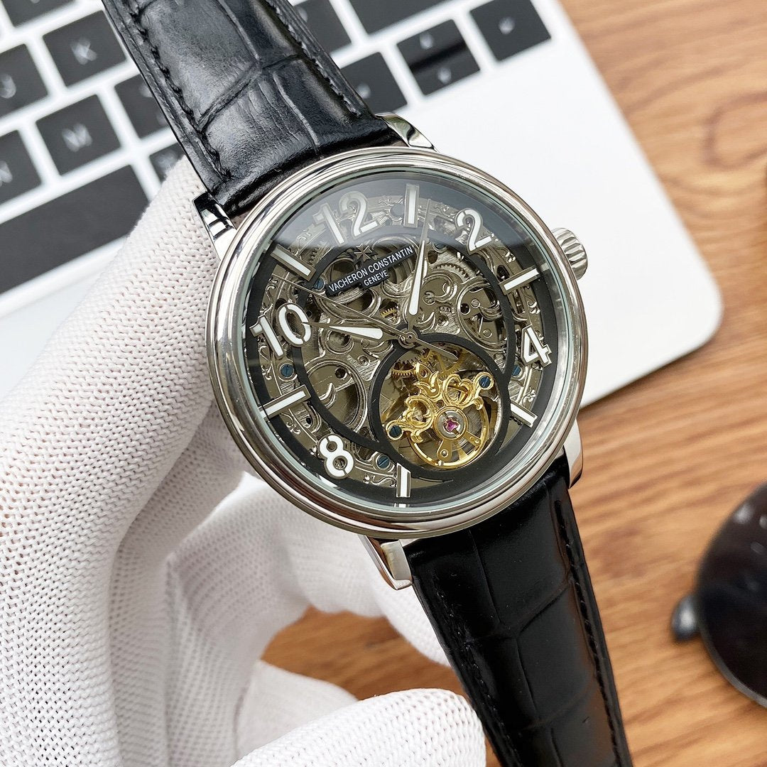PATRIMONY SKELETON 42MM LEATHER