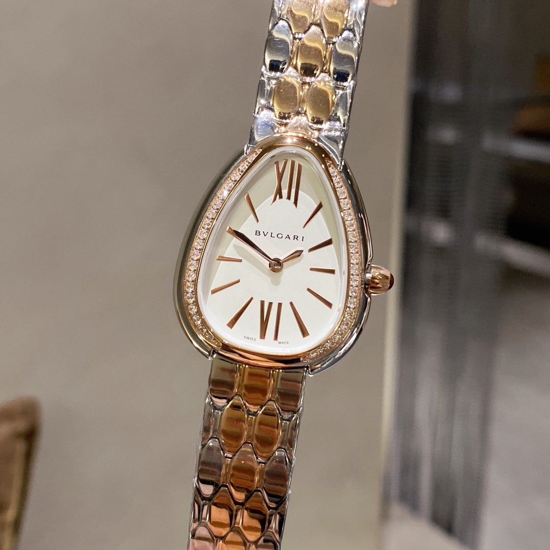 SERPENTI SEDUTTORI QUARTZ 33MM DIAMOND BEZEL