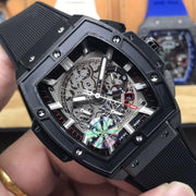 SPIRIT OF BIG BANG BLACK CASE SKELETON DIAL