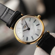 LA GRANDE QUARTZ MOP DIAL LEATHER