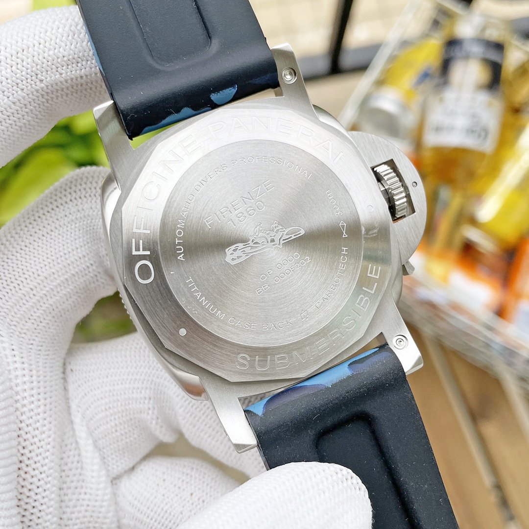 LUMINOR SUBMERSIBLE 3 DAYS 47MM BLUE BEZEL