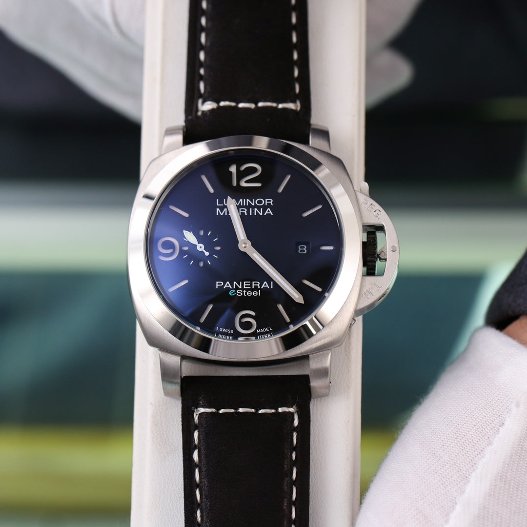 LUMINOR 1950 3 DAYS STEEL CASE TEXTILE STRAP