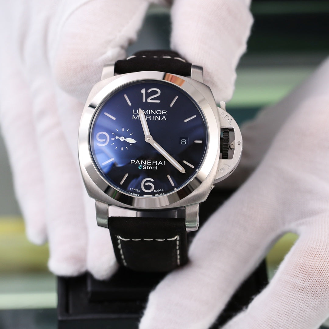 LUMINOR 1950 3 DAYS STEEL CASE TEXTILE STRAP