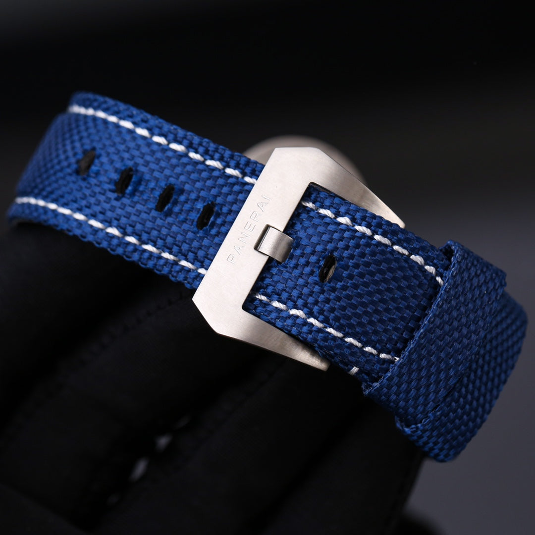LUMINOR 1950 3 DAYS STEEL CASE TEXTILE STRAP