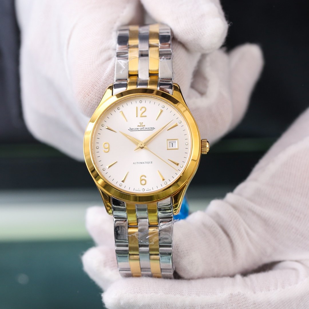 JAEGER MASTER CONTROL DATE 39MM STAINLESS STEEL