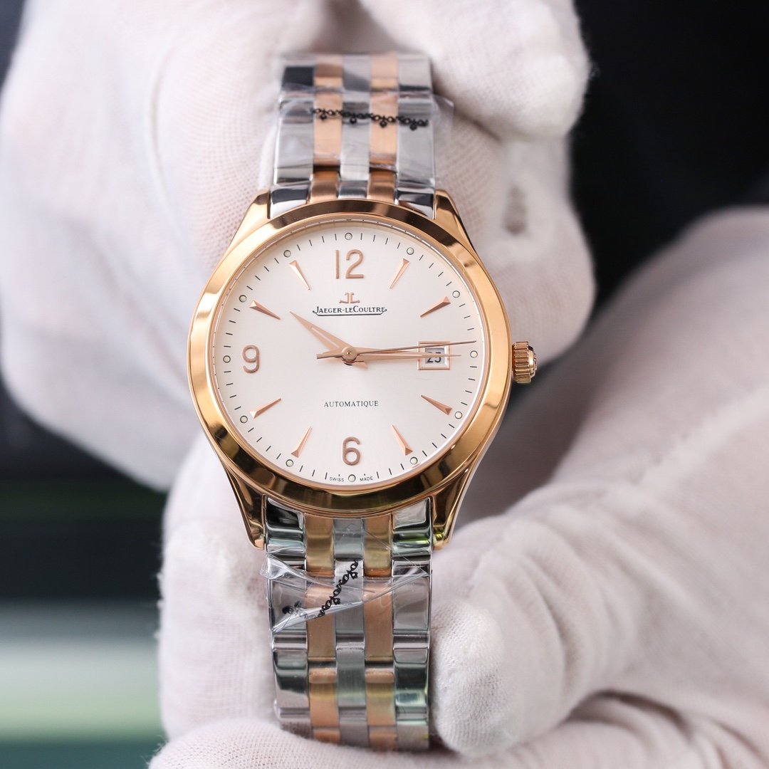 JAEGER MASTER CONTROL DATE 39MM STAINLESS STEEL