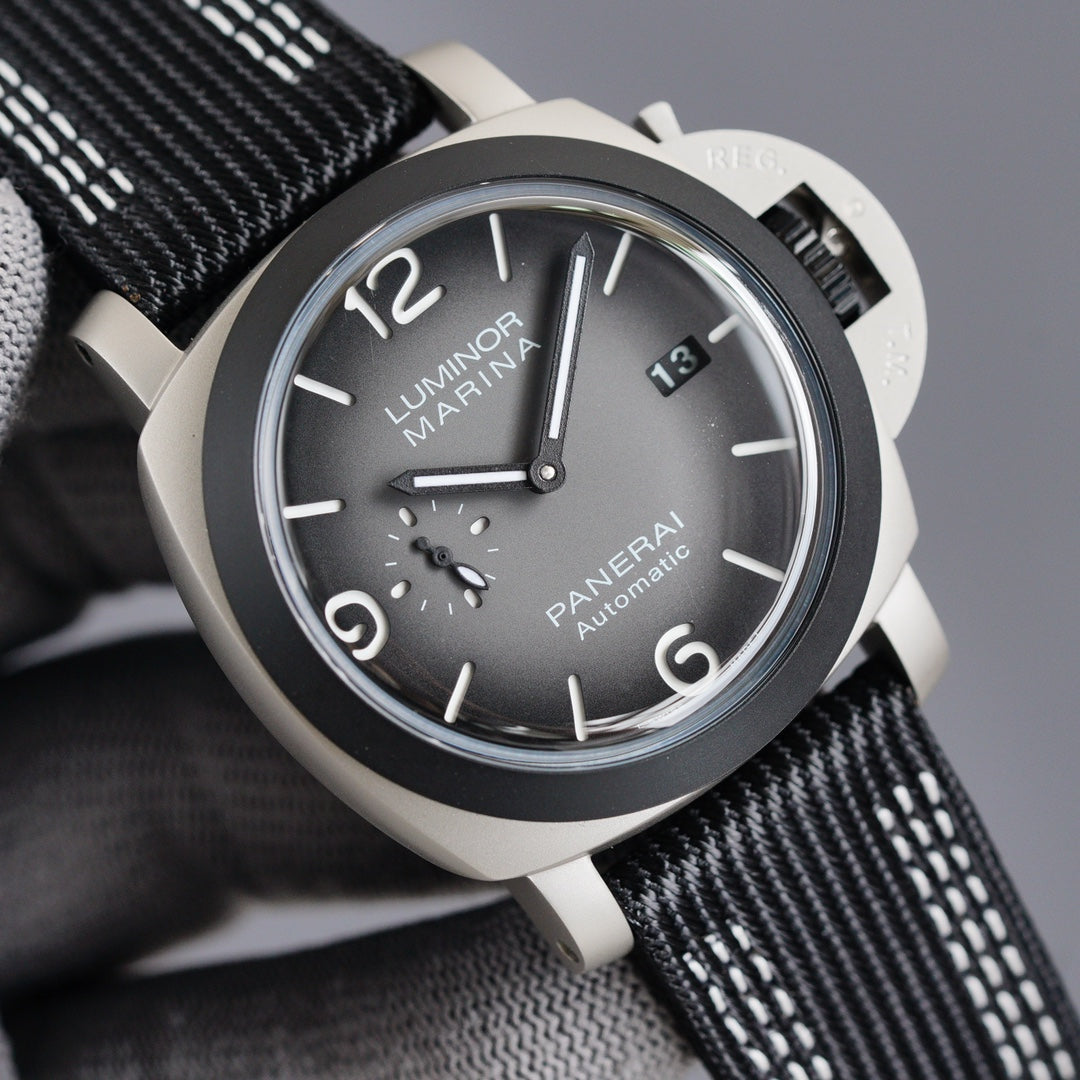 LUMINOR 1950 3 DAYS STEEL CASE CARBON BEZEL GREY DIAL