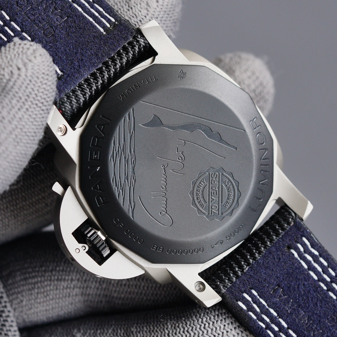 LUMINOR 1950 3 DAYS STEEL CASE CARBON BEZEL GREY DIAL